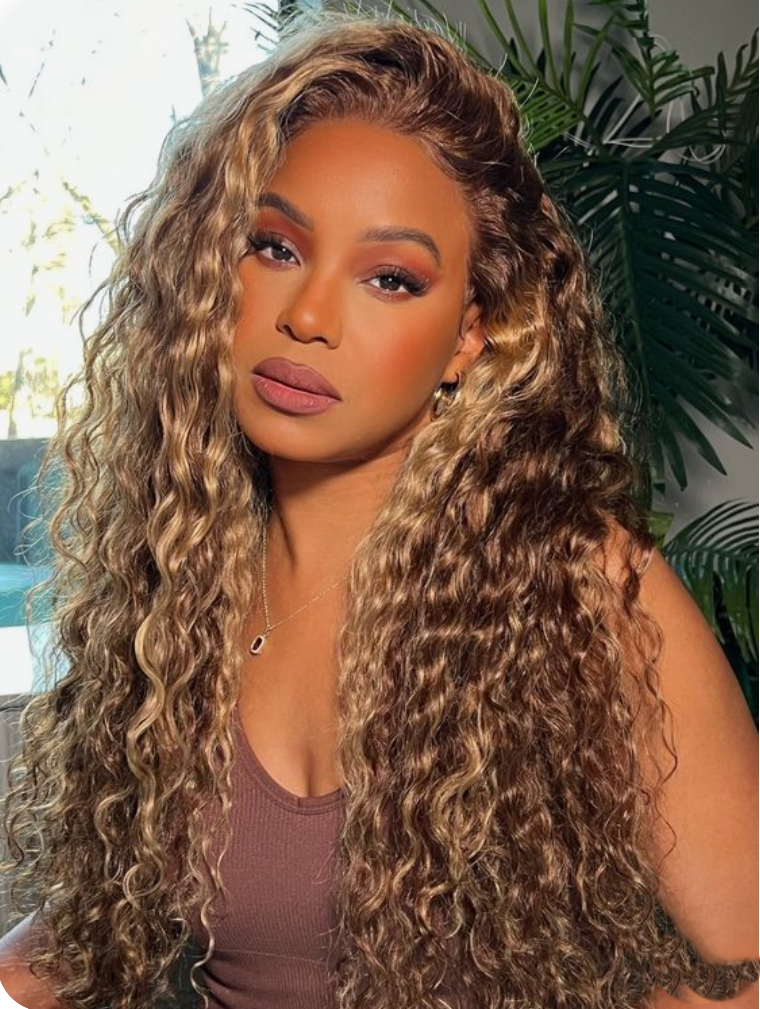 Honey blonde 150% Density 13x4 Lace Front Wigs Baby Hair
