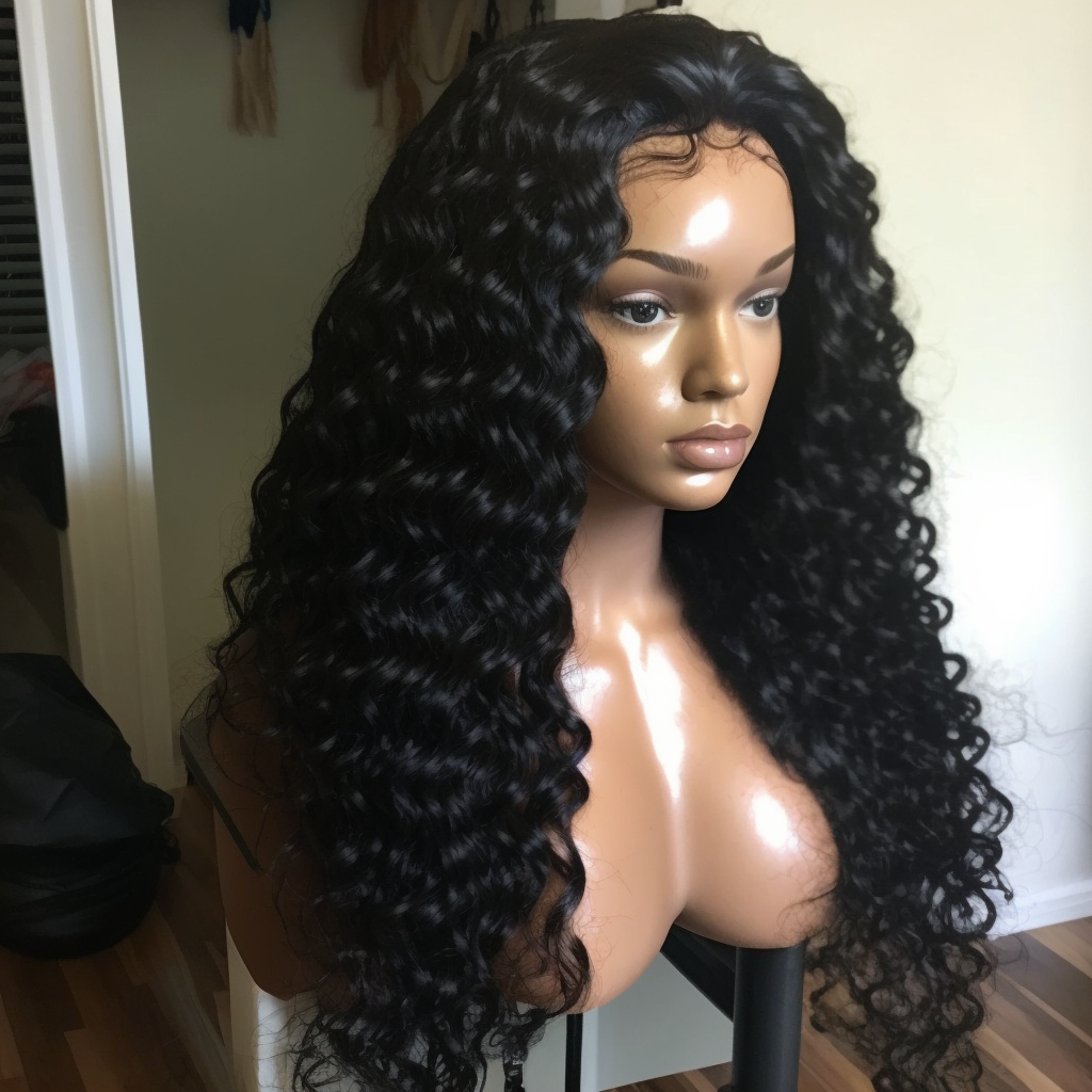 WATER WAVE LACE FRONTAL WIG - 100% HUMAN VIRGIN HAIR