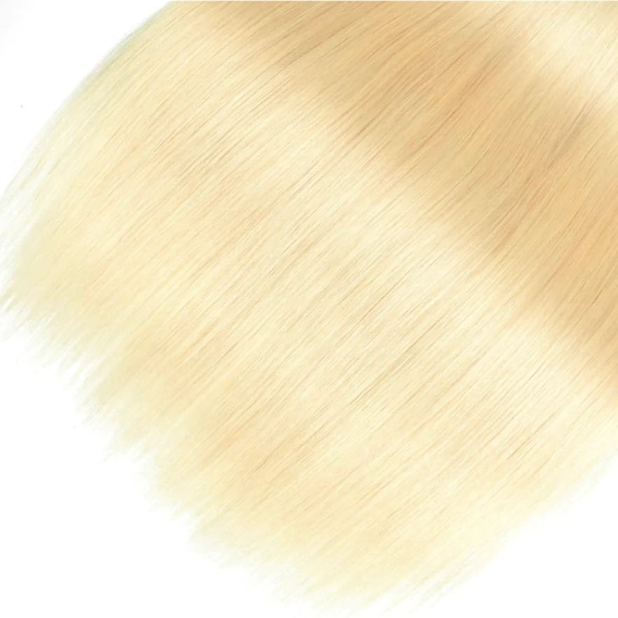 BLONDE STRAIGHT HAIR BUNDLE - 100% HUMAN VIRGIN HAIR - 100% HUMAN VIRGIN HAIR