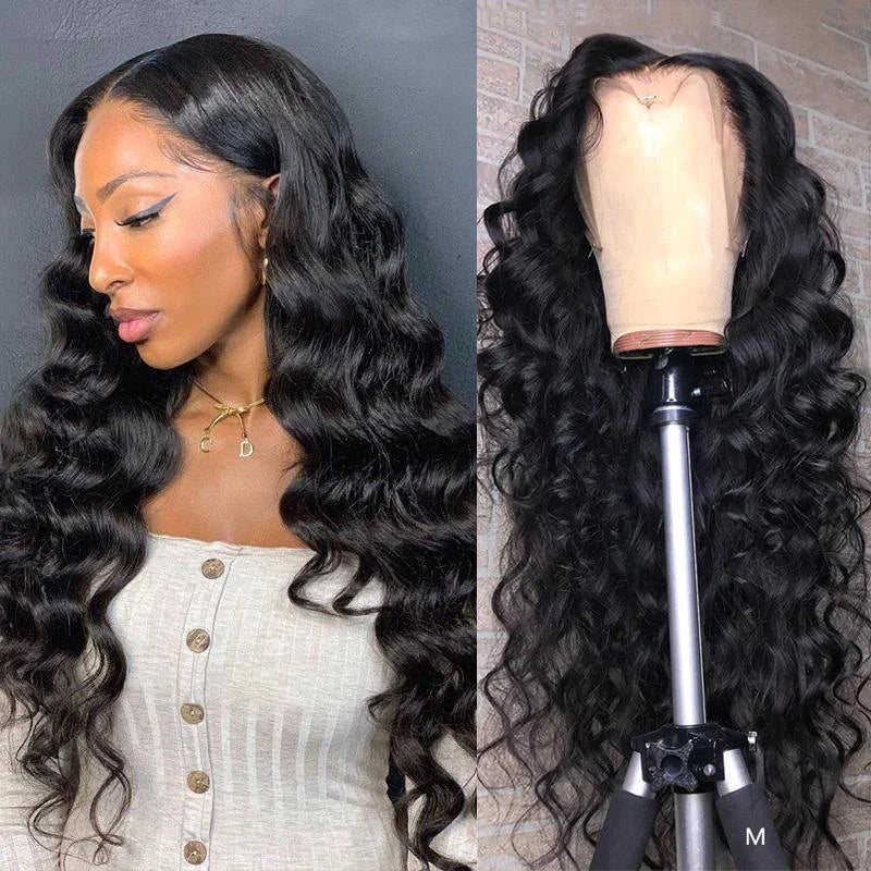 DEEP WAVE LACE FRONTAL WIG - 100% HUMAN VIRGIN HAIR
